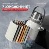 [CHÍNH HÃNG] Bình Giữ Nhiệt có lõi lọc trà Inox 316 Big Car | Hình Núi Fuji Hoa Hồng HOPE | Giữ nhiệt 12 tiếng 4