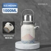 [CHÍNH HÃNG] Bình Giữ Nhiệt có lõi lọc trà Inox 316 Big Car | Hình Núi Fuji Hoa Hồng HOPE | Giữ nhiệt 12 tiếng 11