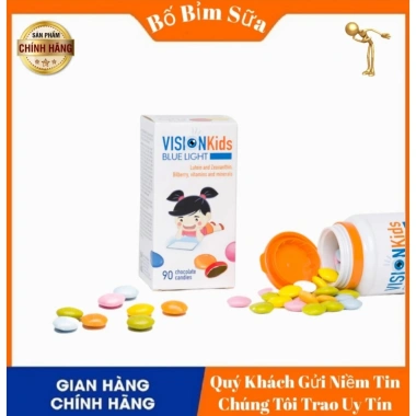 Chính Hãng Vision Kids Blue Light 90 viên - Thực phẩm bổ sung mắt sáng, giá 429.000 VND 2 Chính Hãng Vision Kids Blue Light 90 viên - Thực phẩm bổ sung mắt sáng, giá 429.000 VND 2