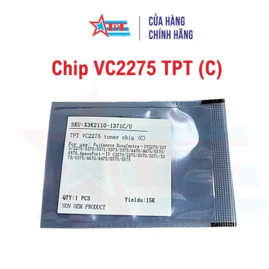 Chip mực màu TPT VC2.275 cho Fuji Xerox DC/ApeosPort-IV/V 4 màu, giá 45.000đ giảm so với 55.800đ