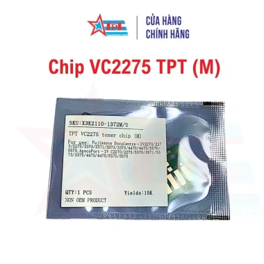 Chip mực màu TPT VC2.275 cho Fuji Xerox DC/ApeosPort-IV/V 4 màu, giá 45.000đ giảm so với 55.800đ 6 Chip mực màu TPT VC2.275 cho Fuji Xerox DC/ApeosPort-IV/V 4 màu, giá 45.000đ giảm so với 55.800đ 6