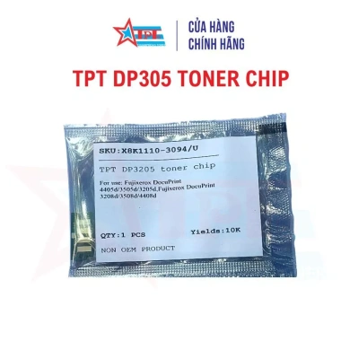 Chip mực TPT DP3.205 cho Fuji Xerox DocuPrint 4.405d/3.505d/3.205d - 10.000 trang, giá chỉ 60.000 VND