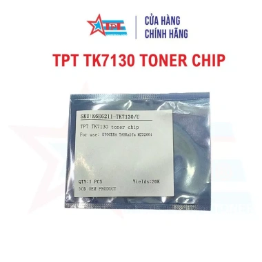 Chip mực TPT TK7.130 cho Kyocera TASKalfa MZ3.200i - 20.000 trang, giá 35.000 VNĐ giảm sâu