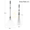 Chổi quét đất TAYO thép điều chỉnh kích thước - Dọn vườn, gom rác, chỉ 105k