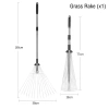 Chổi quét đất TAYO thép điều chỉnh kích thước - Dọn vườn, gom rác, chỉ 105k 9