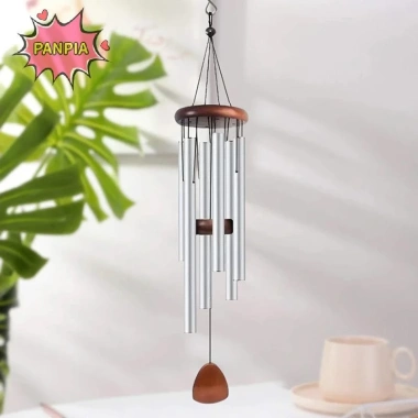 Chuông gió ống nhôm 26 inch có thẻ treo - Trang trí sân vườn, ban công, sân thượng | Giảm giá 24H Ship 10
