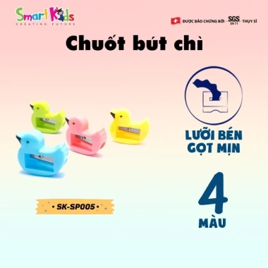 Chuốt bút chì Smartkids SP05 - Thiết kế bền đẹp, phù hợp học sinh, sinh viên, văn phòng, giảm còn 9.900 VND 4
