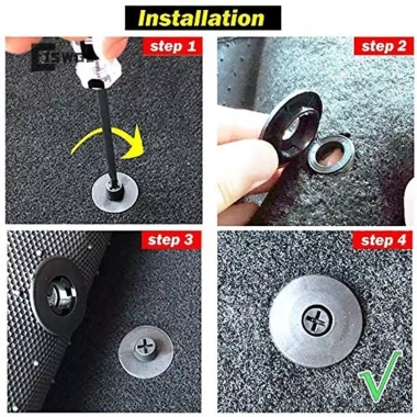 CISWGE 10 Cái Kẹp Thảm Lót Sàn Ô Tô - Giữ Chân Cố Định, Khóa Chốt, 64.350 VND