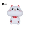 CISWGE 1/4PCLuy Cat Tay vẫy năng lượng mặt trời Beoning Nodding Trang trí văn phòng, nhà, ô tô, máy tính để bàn 4