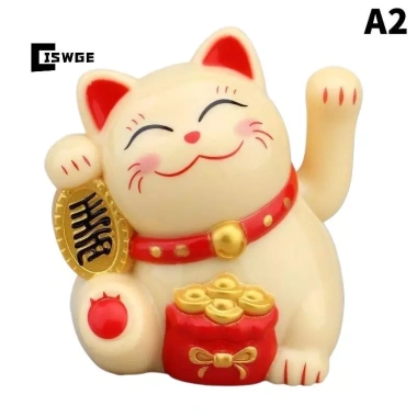 CISWGE 1/4PCLuy Cat Tay vẫy năng lượng mặt trời Beoning Nodding Trang trí văn phòng, nhà, ô tô, máy tính để bàn 9 CISWGE 1/4PCLuy Cat Tay vẫy năng lượng mặt trời Beoning Nodding Trang trí văn phòng, nhà, ô tô, máy tính để bàn 9