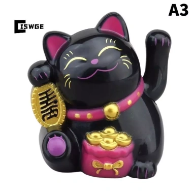 CISWGE 1/4PCLuy Cat Tay vẫy năng lượng mặt trời Beoning Nodding Trang trí văn phòng, nhà, ô tô, máy tính để bàn 10 CISWGE 1/4PCLuy Cat Tay vẫy năng lượng mặt trời Beoning Nodding Trang trí văn phòng, nhà, ô tô, máy tính để bàn 10