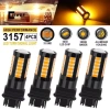 CISWGE 33 Bóng đèn LED SMD 7W P27 3.157/3.056 - Tín hiệu rẽ, DRL, Đèn phanh vàng