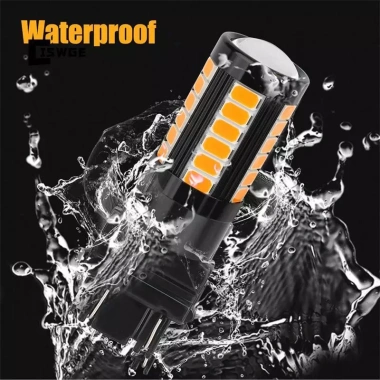 CISWGE 33 Bóng đèn LED SMD 7W P27 3.157/3.056 - Tín hiệu rẽ, DRL, Đèn phanh vàng