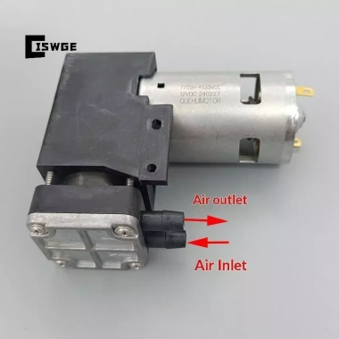 CISWGE 48L DC12V/24V Máy bơm không khí chân không áp suất âm, pít‑tông 42W 5.000‑5.500RPM – Dòng chảy lớn công nghiệp 6