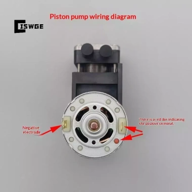 CISWGE 48L DC12V/24V Máy bơm không khí chân không áp suất âm, pít‑tông 42W 5.000‑5.500RPM – Dòng chảy lớn công nghiệp 7
