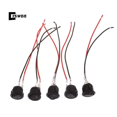 CISWGE 5 Cái Công Tắc Xoay Tròn 12V Mini SPST Dây Cho Ô Tô & RV - Giá Ưu Đãi 3