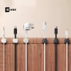 CISWGE 6 Kẹp Quản Lý Cáp Đa Màu - Sắp Xếp Dây Bàn Làm Việc, Móc Treo Tường, Điện Thoại & Sạc 3