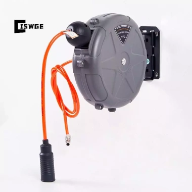 CISWGE Cuộn ống máy nén tự động 10m – tua lại, nút bấm xoay Qui Coupler – MỚI 4