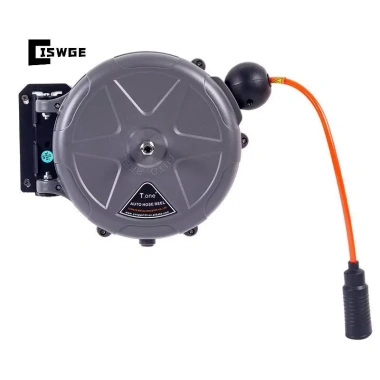 CISWGE Cuộn ống máy nén tự động 10m – tua lại, nút bấm xoay Qui Coupler – MỚI 5