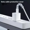 CISWGE Dây Dán Bảo Vệ Cáp Silicon Xoắn Ốc Tiết Kiệm Đầu Cáp USB 6 Miếng – 30.470 VND 2