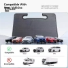 CISWGE Khay đựng vô lăng 2 trong 1 + Bộ sắp xếp ghế ô tô, Bàn laptop gập sợi carbon - Giá ưu đãi 783k 4