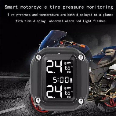CISWGE M5 TPMS Không Dây Xe Máy: 2 Cảm Biến Ngoài, 5 Cách Báo Động, Giám Sát Áp Suất Lốp Giá Ưu Đãi 339k