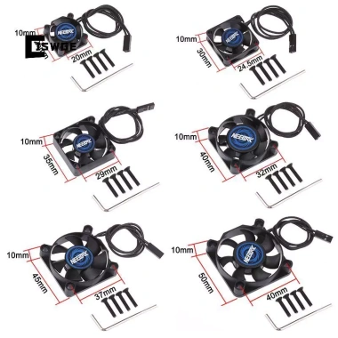 CISWGE Quạt Tản Nhiệt RC NEEBRC 5V-12V 10.000-30.000RPM Gió Cao Làm Mát Nhanh 2.510-5.010 (Mới) 9