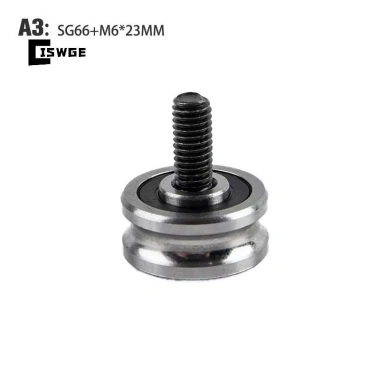CISWGE Vòng bi ròng rọc thép SG15 SG20 SG25 SG66 + M5 M6 M8, vít tra con lăn dẫn hướng MỚI – Giá 43.560₫