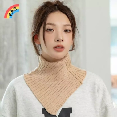 Cổ Áo Len Dệt Kim Sọc Tháo Rời Nữ Giữ Ấm Mùa Đông Giảm Giá Đến 22% 7