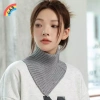 Cổ Áo Len Dệt Kim Sọc Tháo Rời Nữ Giữ Ấm Mùa Đông Giảm Giá Đến 22% 8