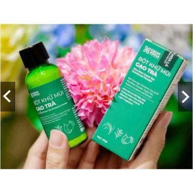Cỏ cây hoa lá - Bột khử mùi gạo trà 40g, ngăn mùi cơ thể, Rice Bran Green Tea - Giá ưu đãi 172.500₫