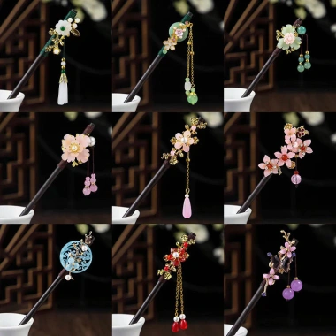 Cổ Kẹp Tóc Hanfu Tua Rua - Phụ Kiện Tóc Năm Mới Giá Giảm Đến 95.826₫ 3
