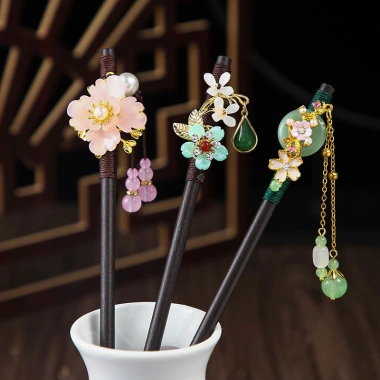 Cổ Kẹp Tóc Hanfu Tua Rua - Phụ Kiện Tóc Năm Mới Giá Giảm Đến 95.826₫ 4
