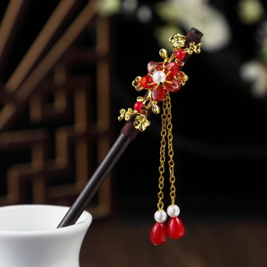 Cổ Kẹp Tóc Hanfu Tua Rua - Phụ Kiện Tóc Năm Mới Giá Giảm Đến 95.826₫ 6