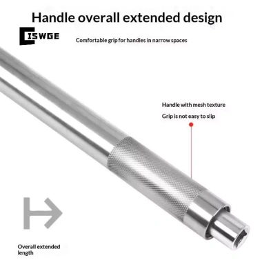 Cờ lê điện 2 trong 1 CISWGE - Điều chỉnh góc căn chỉnh bốn bánh, Ratchet tự bọc, mở rộng đa năng
