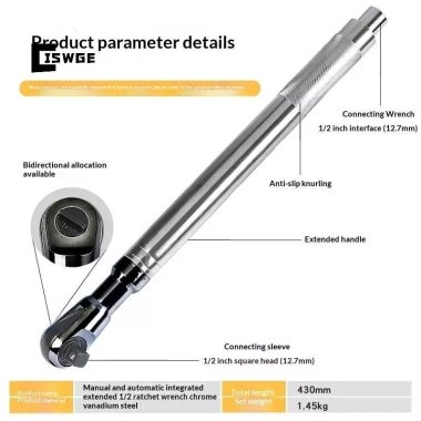 Cờ lê điện 2 trong 1 CISWGE - Điều chỉnh góc căn chỉnh bốn bánh, Ratchet tự bọc, mở rộng đa năng
