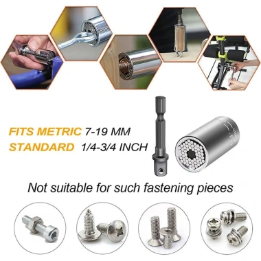 Cờ Lê Vặn Đai Ốc Đa Năng 7-19mm - Chuyên Dụng, Giá chỉ 58.200 VND, Tiết kiệm 28%