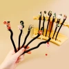 Cổ nữ kẹp tóc cuộn retro gỗ mun phụ kiện Trung Hoa, chỉ 90.575₫ 2