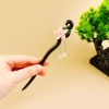 Cổ nữ kẹp tóc cuộn retro gỗ mun phụ kiện Trung Hoa, chỉ 90.575₫ 8