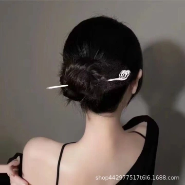 Cổ Phong Trung Hoa Kẹp Tóc & Mũ Đội Đầu Hợp Kim Vàng Bạc Thiết Kế Đơn Giản L6F5 7