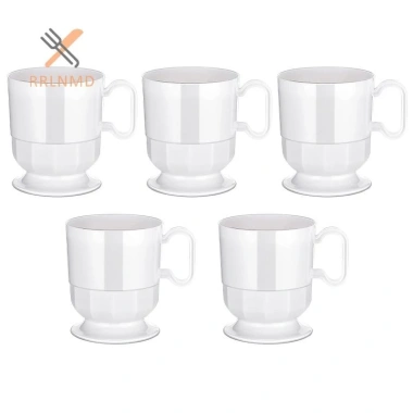 Cốc Cà Phê Nhựa 280ml 2/5 Chiếc Tay Cầm Dùng Một Lần Espresso, Trà, Nóng Lạnh 59.290₫ 9
