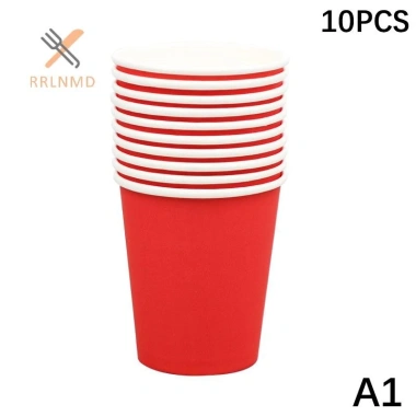 Cốc Giấy 9oz 250ml Dày Chắc Dùng 1 Lần - Bộ 10 Chiếc Tiệc Cưới Sinh Nhật Giá 29,370₫ 8
