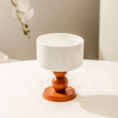 Cốc Gốm Retro Đựng Nến Thơm - Trang Trí Bàn Tiệc, Bát Gỗ, Giảm Giá 84.008₫