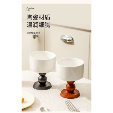 Cốc Gốm Retro Đựng Nến Thơm - Trang Trí Bàn Tiệc, Bát Gỗ, Giảm Giá 84.008₫