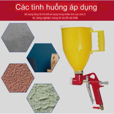 Cốc Phun Sơn Đá Hoa Cương Cát Bột ABS – Inox Không Gỉ, Đầu Bép 6‑11mm, 199k 8