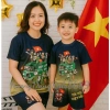 Cộc tay cờ đỏ sao vàng Tôi Yêu Việt Nam cho mẹ và bé - cotton mềm mát, new2.025, 68.400đ 2