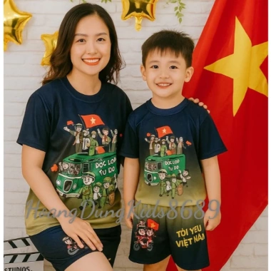 Cộc tay cờ đỏ sao vàng Tôi Yêu Việt Nam cho mẹ và bé - cotton mềm mát, new2.025, 68.400đ 2 Cộc tay cờ đỏ sao vàng Tôi Yêu Việt Nam cho mẹ và bé - cotton mềm mát, new2.025, 68.400đ 2