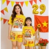 Cộc tay cờ đỏ sao vàng Tôi Yêu Việt Nam cho mẹ và bé - cotton mềm mát, new2.025, 68.400đ 3