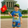 Cộc tay cờ đỏ sao vàng Tôi Yêu Việt Nam cho mẹ và bé - cotton mềm mát, new2.025, 68.400đ 5