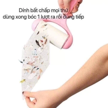 Combo 1 thanh lăn + 5 lõi - Cây lăn bụi làm sạch chăn, quần áo, ga giường, ghế sofa 4
